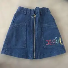 X-girlデニムブルー スカート 110
