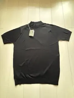 【新品未使用】JOHN SMEDLEY半袖モックネックニット Sのサムネイル