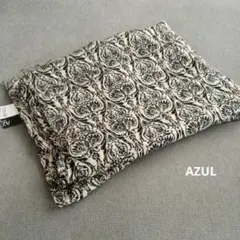 AZUL　ストール　ダマスク柄　シアー