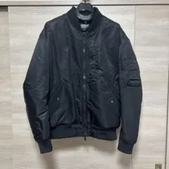 +Jハイブリッド ダウンオーバーサイズMA-1 ユニクロ　ブラック　M