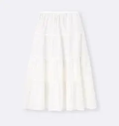 GU ティアード マキシスカート