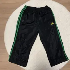 adidas ピステパンツ ブラック/グリーン Mサイズ