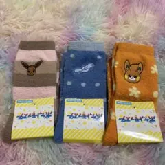 ポケモン　キャラクターソックス3足セット　新品