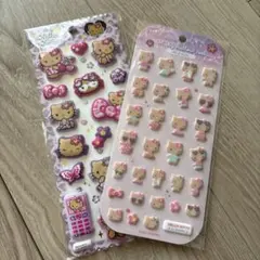 【正規品】 日焼けキティシール　ミルキーメロウシール