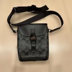 COACH シグネチャー ショルダーバッグ ブラック