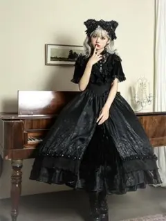 ロリッタ　ゴスロリ　ワンピース　黒い　ロリータ