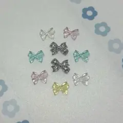 ネイルパーツ　リボン色々セット