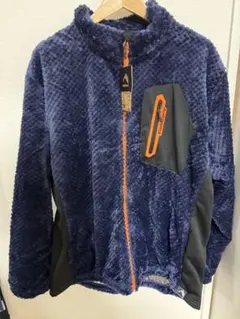 新品　木村拓哉　ワークマン LLダイヤフリース裏アルミジャケット ネイビー