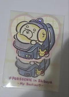 ポケモン パピモッチ クリアカード ステッカー ジェニック