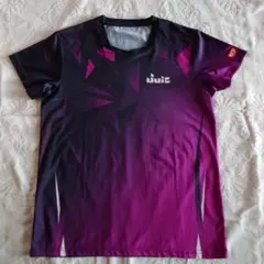 JUIC 卓球ウェア 紫と黒のグラデーション