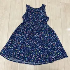 花柄ノースリーブワンピース　130cm