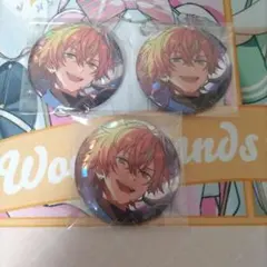 プロセカ あんスタコラボ ホログラム缶バッジ 東雲彰人 3点まとめ売り