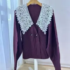 2025年最新】acka lace collar cardiganの人気アイテム - メルカリ