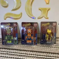 スパイダーマン　ベアブリック　BE@RBRICK　ハッピーくじ　15 17 19