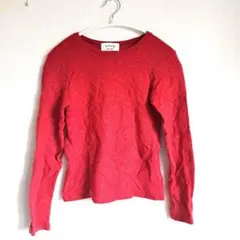 Sea Room lynn ニット　セーター　カットソー　赤　ウール