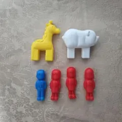 学研　ニューブロック　パーツ　人　動物　セットのサムネイル