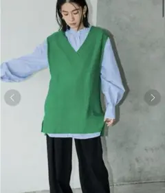 未使用　AIC. オーバーサイズニットベスト