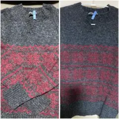 セーター　ニット　グレー