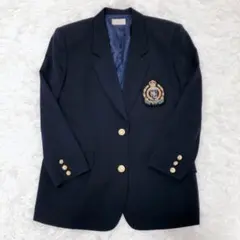 紺ブレ　金ボタン　ワッペン　ネイビー　ブレザー　テーラードジャケット　GARB