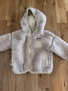 patagonia フリース アウター クリーム色