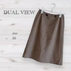 DUAL VIEW タイトスカート サイズ38 カシミア アンゴラ ウール 美品のサムネイル