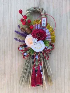 NO.226しめ縄 しめ縄リース お正月飾り　　しめ飾り 2026