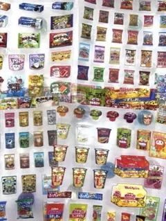 118)PETシール　スナック　お菓子シール5シート
