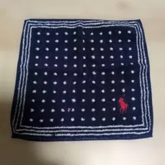 POLO RALPH LAUREN タオルハンカチ ドット柄