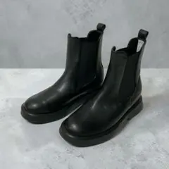 fitfit フィットフィット　サイドゴアブーツ ブラック 箱付き