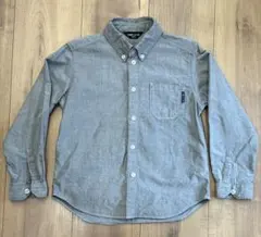 COMME CA ISM 長袖シャツ 110cm グレー