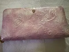 美品 ANNA SUI アナスイ 長財布 ラウンド 蝶のサムネイル