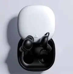ワイヤレスイヤホン ノイズキャンセリング 痛くない 睡眠用イヤホン　ブラック