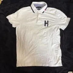 TOMMY HILFIGER ポロシャツ ホワイト Lサイズ