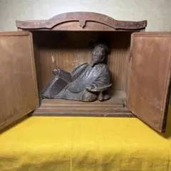 丸石神 厨子入り 稀少・民俗資料】山梨県旧家伝来 - メルカリ