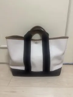 未使用 トプカピ TOPKAPI スコッチグレイン A4 トートバッグ クリーム