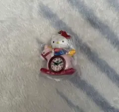 Hello Kitty ロッキングホース 時計 マスコット - メルカリ