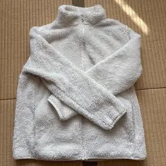 ユニクロ　ファーリーフリースフルジップジャケット　XL オフホワイト