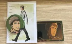 進撃の巨人　ジャン　カード 缶バッジ
