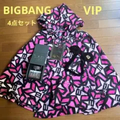 【BIGBANG】フリースポンチョ•ヘアバンド•VIP特典•バースデーカード