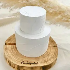 クレイケーキ　フェイクケーキ　ムラ塗り土台