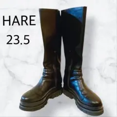 美品　HAREハレ　ジーナシス　ロングブーツ 厚底　美脚