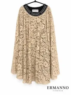 ERMANNO SCERVINO ホワイト フリル× レース スカート - メルカリ