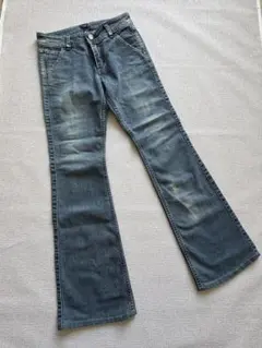 サムシング ヴィーナスジーン フレア ブーツカット デニム 27×32 S〜M
