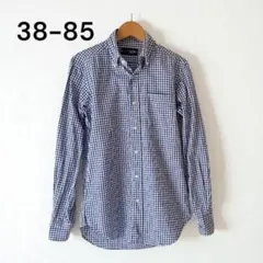 メーカーズシャツ鎌倉 長袖 ギンガムチェックシャツ メンズ 38-85サイズ