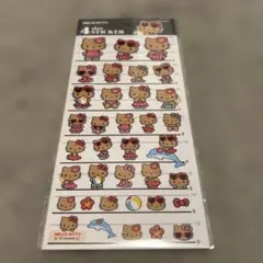 日焼けキティ　4サイズステッカー　サンリオ