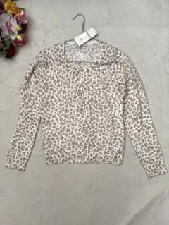 Luccica ヒョウ柄カーディガン Lのサムネイル
