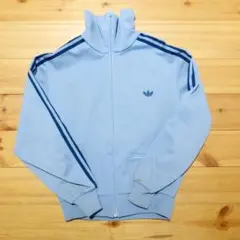 80s adidas デサント社製 トラックジャケット　ジャージ