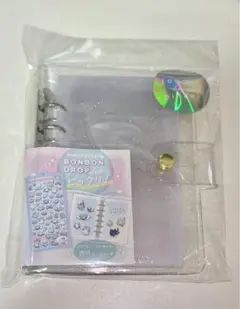 【新品未開封】クーリア とうめいシールバインダー ボンボンドロップシール ラメ