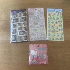 キラッとぷくぷくエアーシール　おはじきシール　すみっこぐらし　ハンギョドン