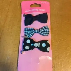 TOKYO Disney RESORT リボンヘアクリップ 3個セット